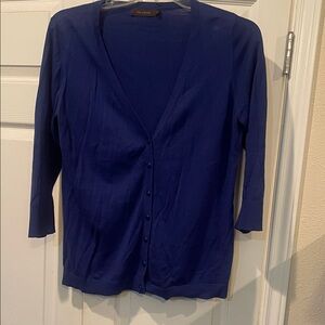 The Limited, purple 3/4 sleeve cardigan